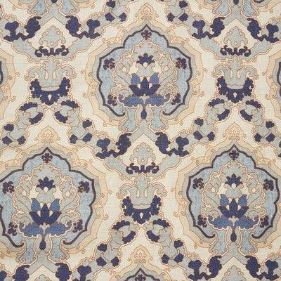 BRUNSCHWIG & FILS JAG-50053.5.0 FANTASY SILK PRINT BRISTOL Fabric - Eade's Wallpaper