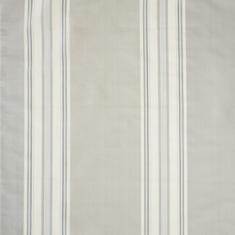 BRUNSCHWIG & FILS JAG-50054.168.0 HAMILTON SILK STRIPE ROMAN STONE Fabric - Eade's Wallpaper