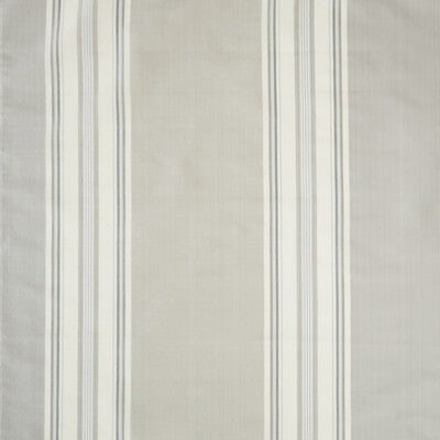 BRUNSCHWIG & FILS JAG-50054.168.0 HAMILTON SILK STRIPE ROMAN STONE Fabric - Eade's Wallpaper