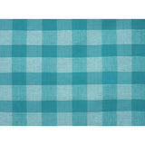 BRUNSCHWIG & FILS JAG-50061.131.0 SIAM SQ COTTON AQUA PURA Fabric - Eade's Wallpaper