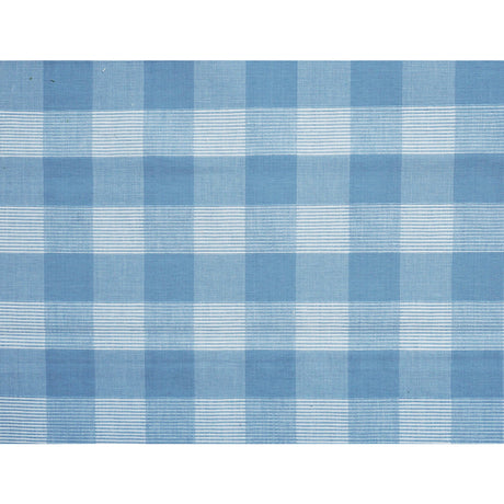 BRUNSCHWIG & FILS JAG-50061.15.0 SIAM SQ COTTON DUSTY BLUE Fabric - Eade's Wallpaper