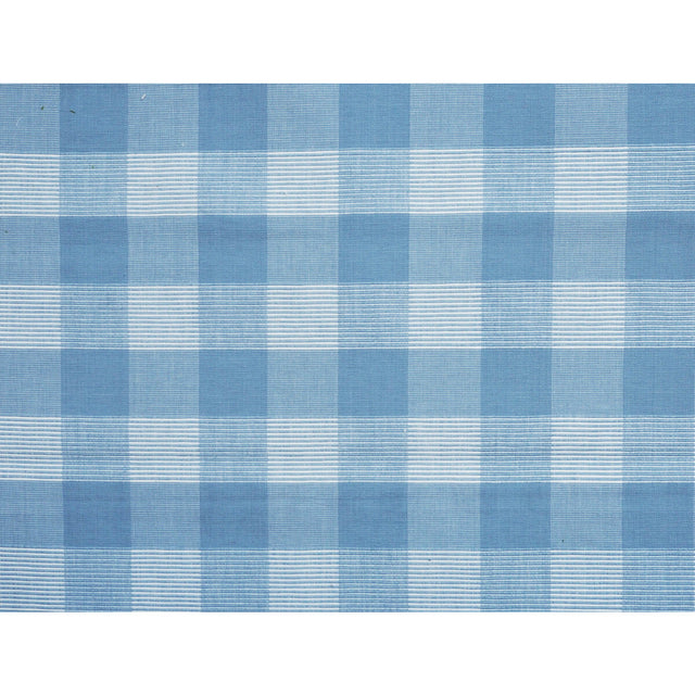 BRUNSCHWIG & FILS JAG-50061.15.0 SIAM SQ COTTON DUSTY BLUE Fabric - Eade's Wallpaper