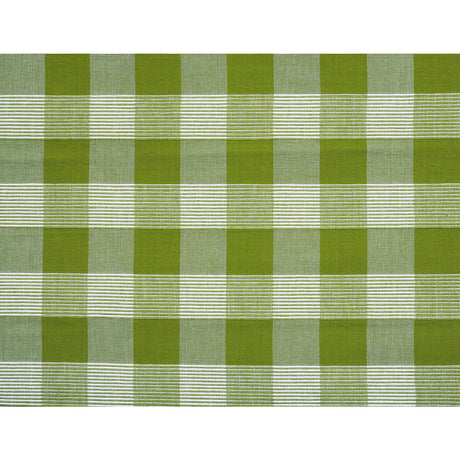 BRUNSCHWIG & FILS JAG-50061.231.0 SIAM SQ COTTON PISTACHIO Fabric - Eade's Wallpaper