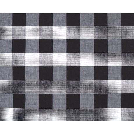 BRUNSCHWIG & FILS JAG-50061.881.0 SIAM SQ COTTON EBONY Fabric - Eade's Wallpaper