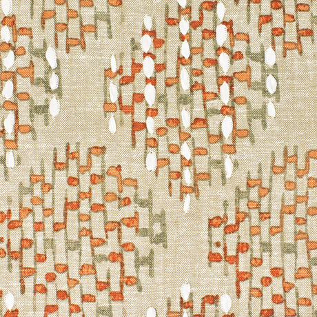 STOUT JIGG-1 JIGGLE 1 SPICE Fabric - Eades Wallpaper & Fabric