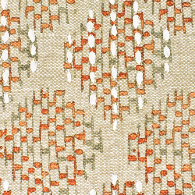 STOUT JIGG-1 JIGGLE 1 SPICE Fabric - Eades Wallpaper & Fabric