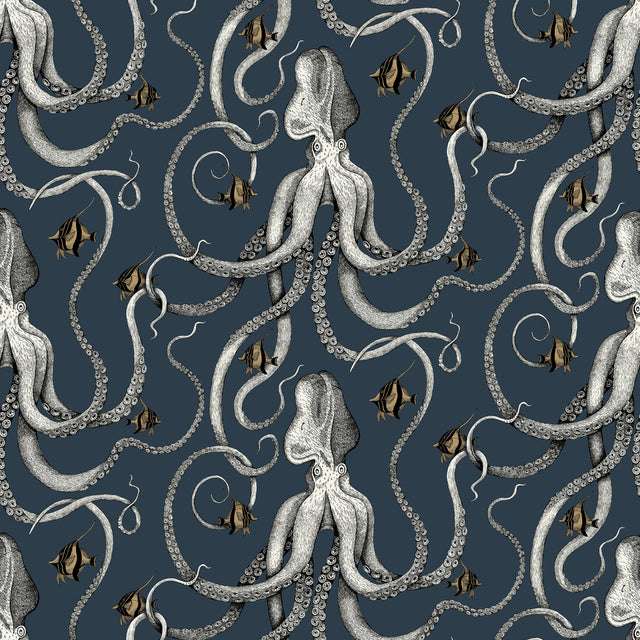 KRAVET COUTURE JMW1002.01.0 OCTOPODA 01 Wallpaper - Eade's Wallpaper