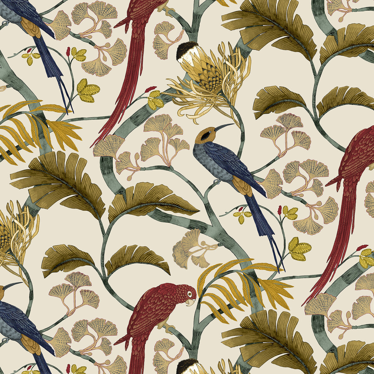 KRAVET COUTURE JMW1006.21.0 LIVING BRANCHES 21 Wallpaper - Eade's Wallpaper