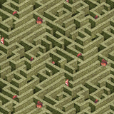 KRAVET COUTURE JMW1008.01.0 LABYRINTH WITH SQUIRRELS 01 Wallpaper - Eade's Wallpaper