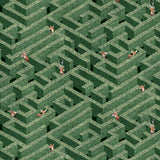 KRAVET COUTURE JMW1009.01.0 LABYRINTH WITH DEER 01 Wallpaper - Eade's Wallpaper