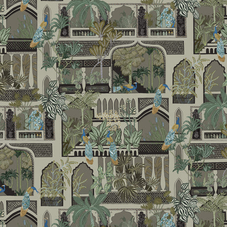 KRAVET COUTURE JMW1011.11.0 PEACOCK ARCHES 11 Wallpaper - Eade's Wallpaper