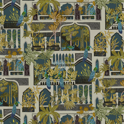 KRAVET COUTURE JMW1011.21.0 PEACOCK ARCHES 21 Wallpaper - Eade's Wallpaper