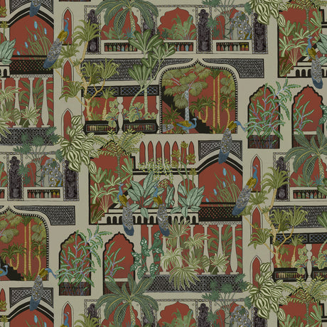 KRAVET COUTURE JMW1011.41.0 PEACOCK ARCHES 41 Wallpaper - Eade's Wallpaper