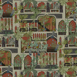 KRAVET COUTURE JMW1011.41.0 PEACOCK ARCHES 41 Wallpaper - Eade's Wallpaper