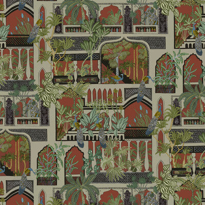 KRAVET COUTURE JMW1011.41.0 PEACOCK ARCHES 41 Wallpaper - Eade's Wallpaper