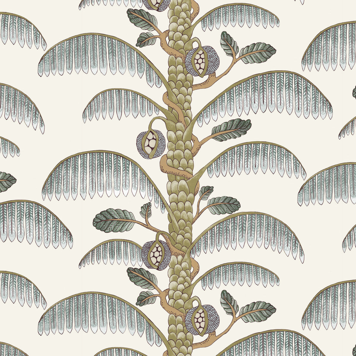 KRAVET COUTURE JMW1015.11.0 PALM STRIPE 11 Wallpaper - Eade's Wallpaper