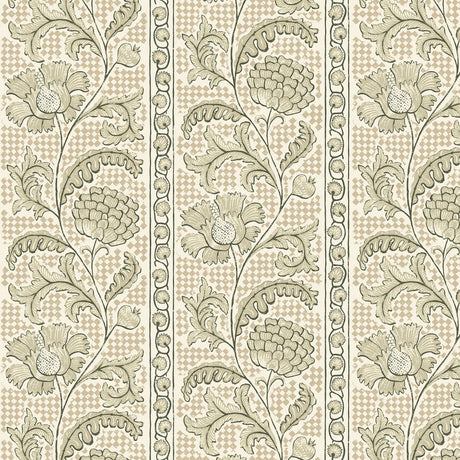 KRAVET COUTURE JMW1028.11.0 FLORAL CHECK 11 Wallpaper - Eade's Wallpaper