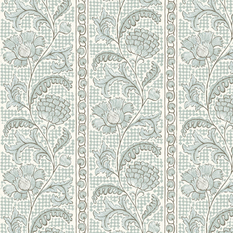 KRAVET COUTURE JMW1028.21.0 FLORAL CHECK 21 Wallpaper - Eade's Wallpaper