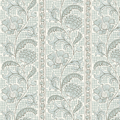 KRAVET COUTURE JMW1028.21.0 FLORAL CHECK 21 Wallpaper - Eade's Wallpaper