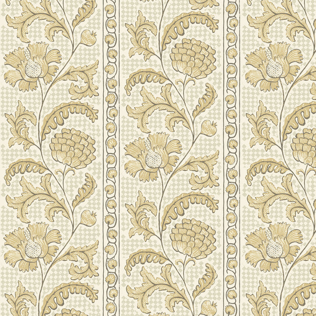 KRAVET COUTURE JMW1028.31.0 FLORAL CHECK 31 Wallpaper - Eade's Wallpaper