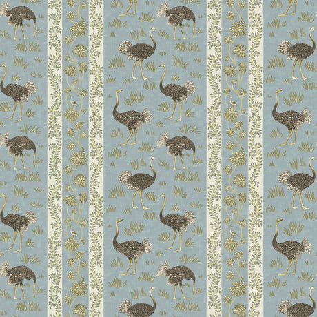 KRAVET COUTURE JMW1032.01.0 OSTRICH STRIPE 01 Wallpaper - Eade's Wallpaper