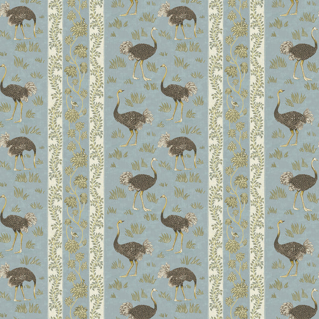 KRAVET COUTURE JMW1032.01.0 OSTRICH STRIPE 01 Wallpaper - Eade's Wallpaper