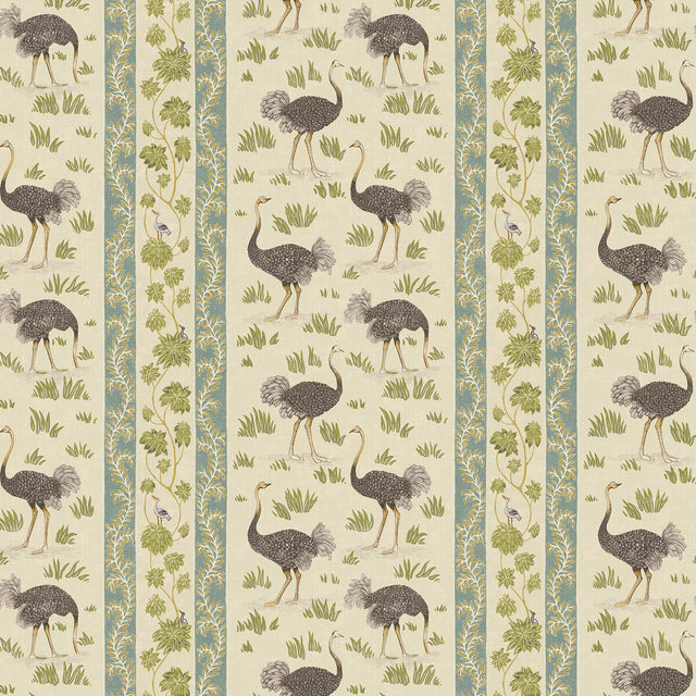 KRAVET COUTURE JMW1032.41.0 OSTRICH STRIPE 41 Wallpaper - Eade's Wallpaper