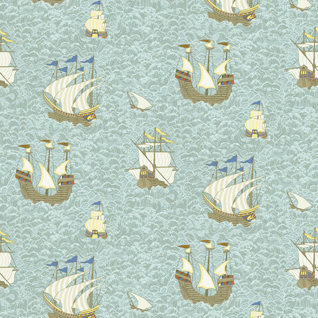 KRAVET COUTURE JMW1033.01.0 SHIPS 01 Wallpaper - Eade's Wallpaper