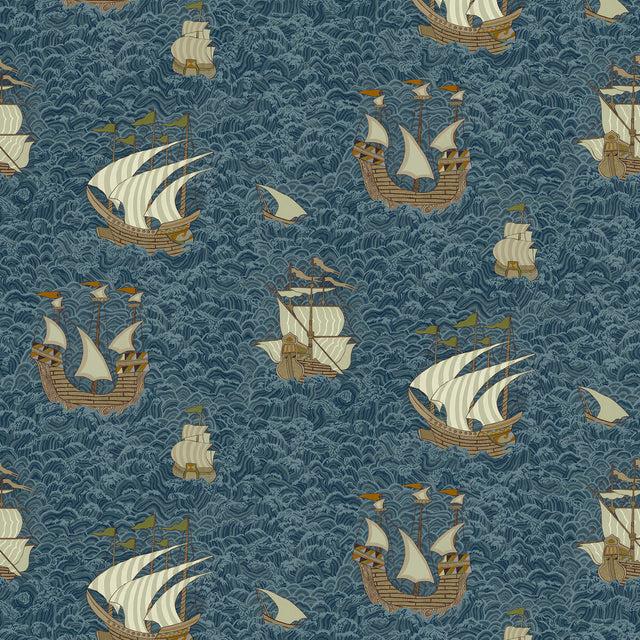 KRAVET COUTURE JMW1033.21.0 SHIPS 21 Wallpaper - Eade's Wallpaper