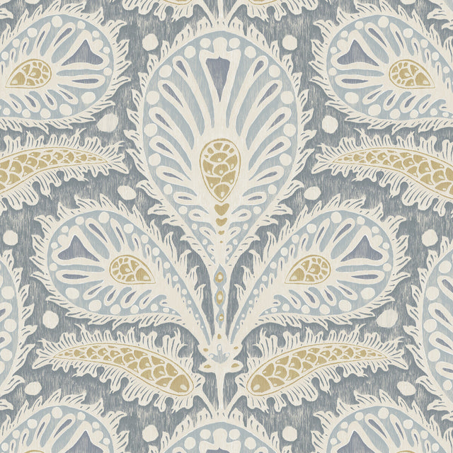 KRAVET COUTURE JMW1034.41.0 IKAT CLOVER 41 Wallpaper - Eade's Wallpaper