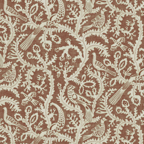 KRAVET COUTURE JMW1035.41.0 STITCHED BIRDS 41 Wallpaper - Eade's Wallpaper