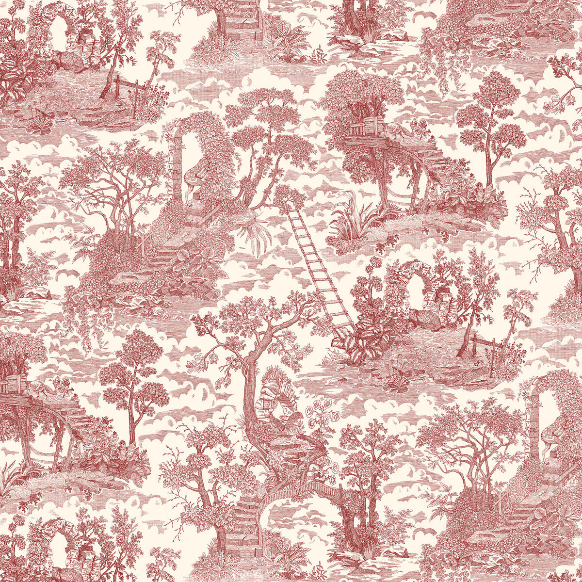 KRAVET COUTURE JMW1038.21.0 ISLET HOPPING TOILE 21 Wallpaper - Eade's Wallpaper