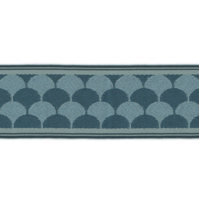STOUT JOLI-1 JOLIE TAPE 1 TEAL Fabric - Eades Wallpaper & Fabric