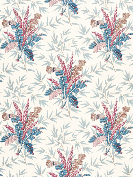 Scalamandre JP 00014485 PEACOCK ROSE BAHAR Fabric