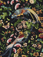 Scalamandre JP 00021340 BLACK RUBY BOTANY BAY Fabric - Eade's Wallpaper