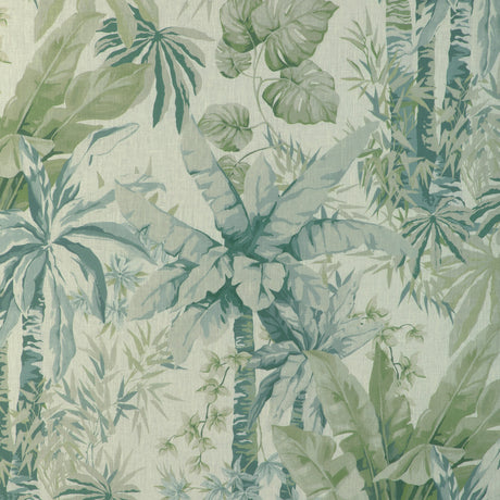 KRAVET COUTURE JUNGLEWOOD.35.0 JUNGLEWOOD BLUE SAGE Fabric - Eade's Wallpaper