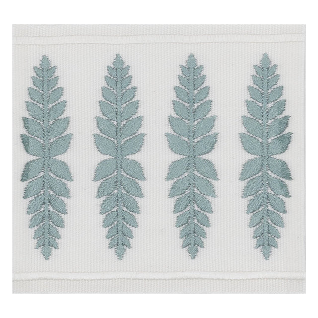 STOUT KAIL-1 KAILUA TAPE 1 AQUA Fabric - Eades Wallpaper & Fabric
