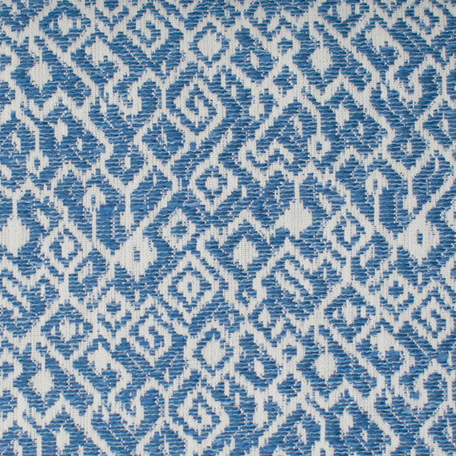STOUT KERC-3 KERCHIEF 3 BLUE Fabric - Eades Wallpaper & Fabric