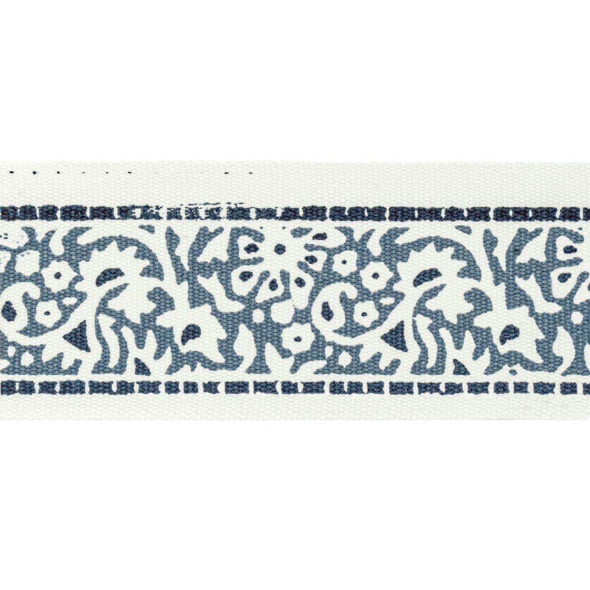 STOUT KINS-2 KINSEY TAPE 2 DENIM Fabric - Eades Wallpaper & Fabric