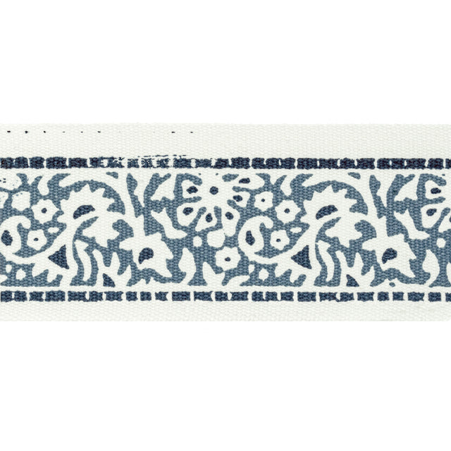 STOUT KINS-2 KINSEY TAPE 2 DENIM Fabric - Eades Wallpaper & Fabric