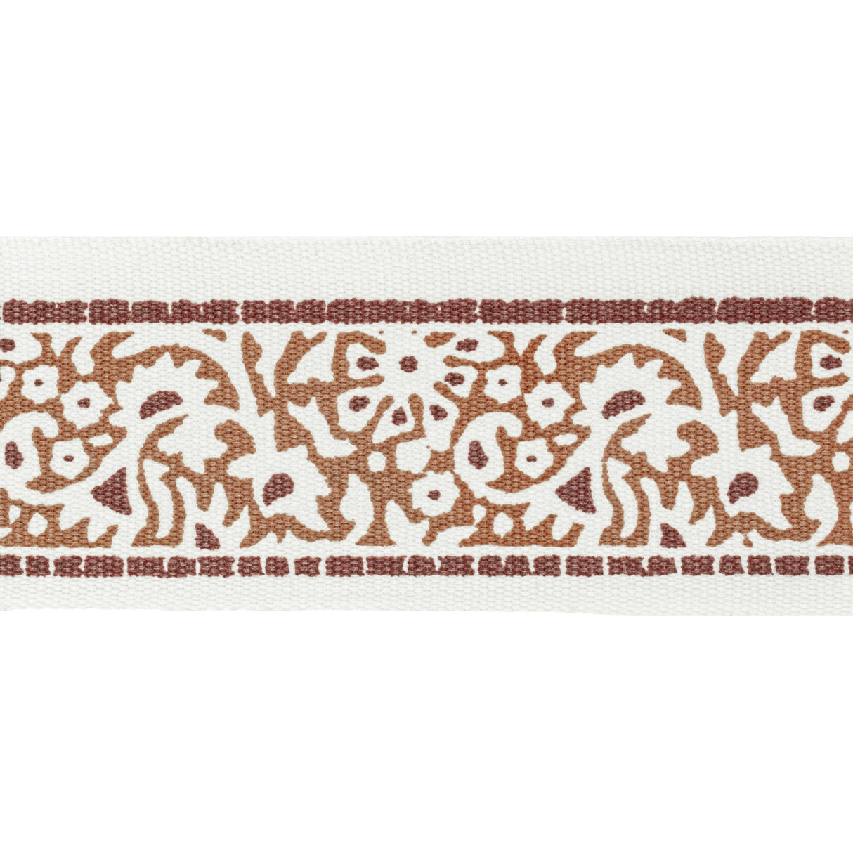 STOUT KINS-6 KINSEY TAPE 6 ROUGE Fabric - Eades Wallpaper & Fabric
