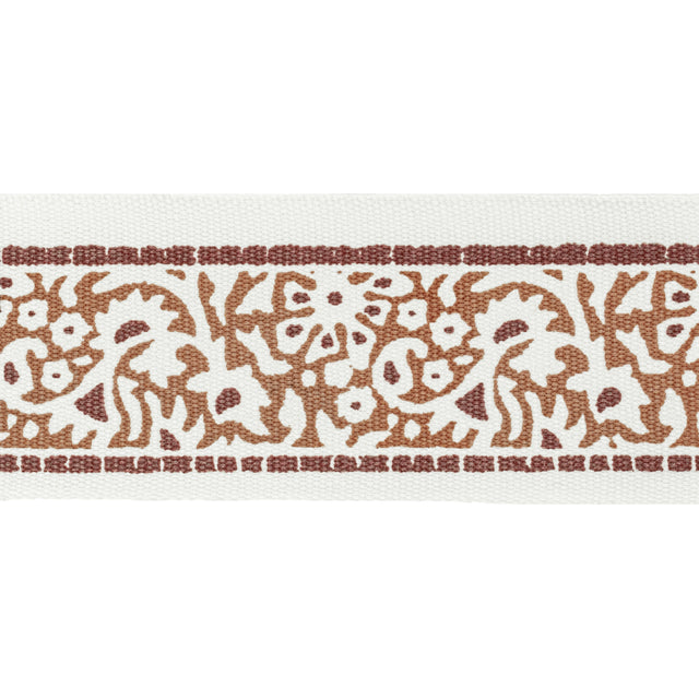 STOUT KINS-6 KINSEY TAPE 6 ROUGE Fabric - Eades Wallpaper & Fabric