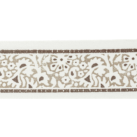 STOUT KINS-7 KINSEY TAPE 7 TOFFEE Fabric - Eades Wallpaper & Fabric