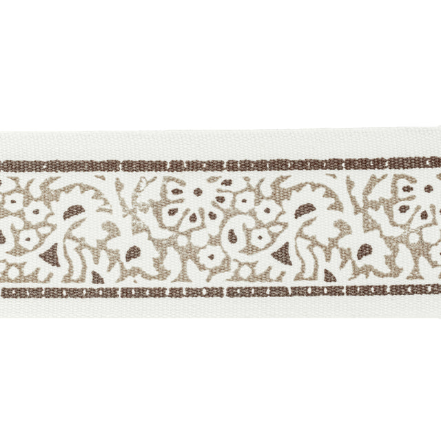 STOUT KINS-7 KINSEY TAPE 7 TOFFEE Fabric - Eades Wallpaper & Fabric