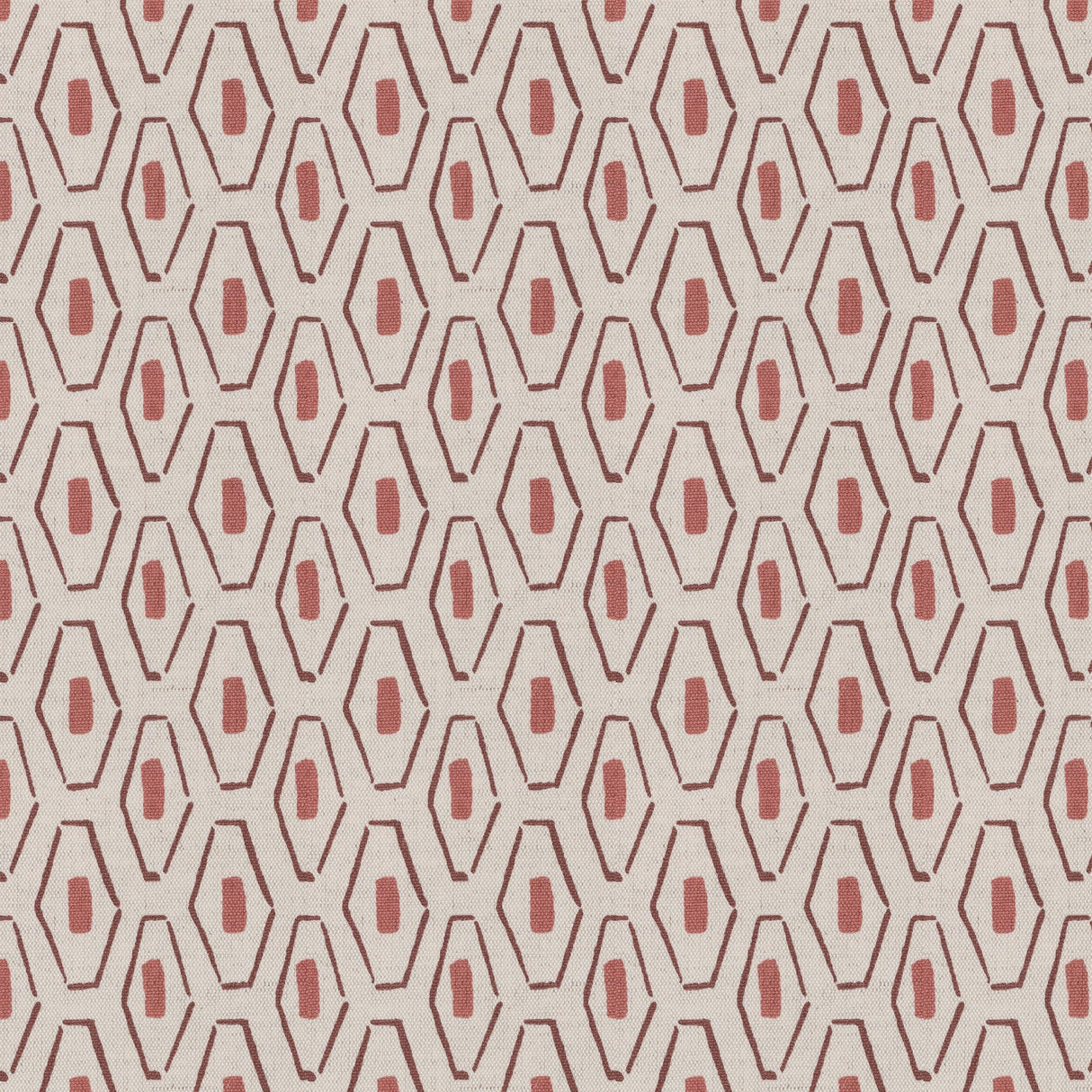 STOUT KLAV-2 KLAVON 2 TEAROSE Fabric - Eades Wallpaper & Fabric