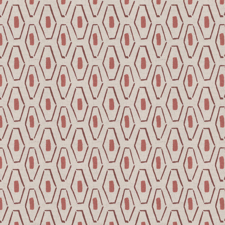 STOUT KLAV-2 KLAVON 2 TEAROSE Fabric - Eades Wallpaper & Fabric
