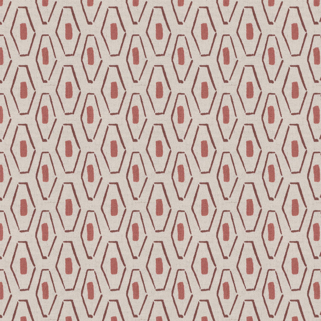 STOUT KLAV-2 KLAVON 2 TEAROSE Fabric - Eades Wallpaper & Fabric