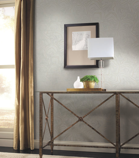 York KT2164 Geodes Taupe Wallpaper