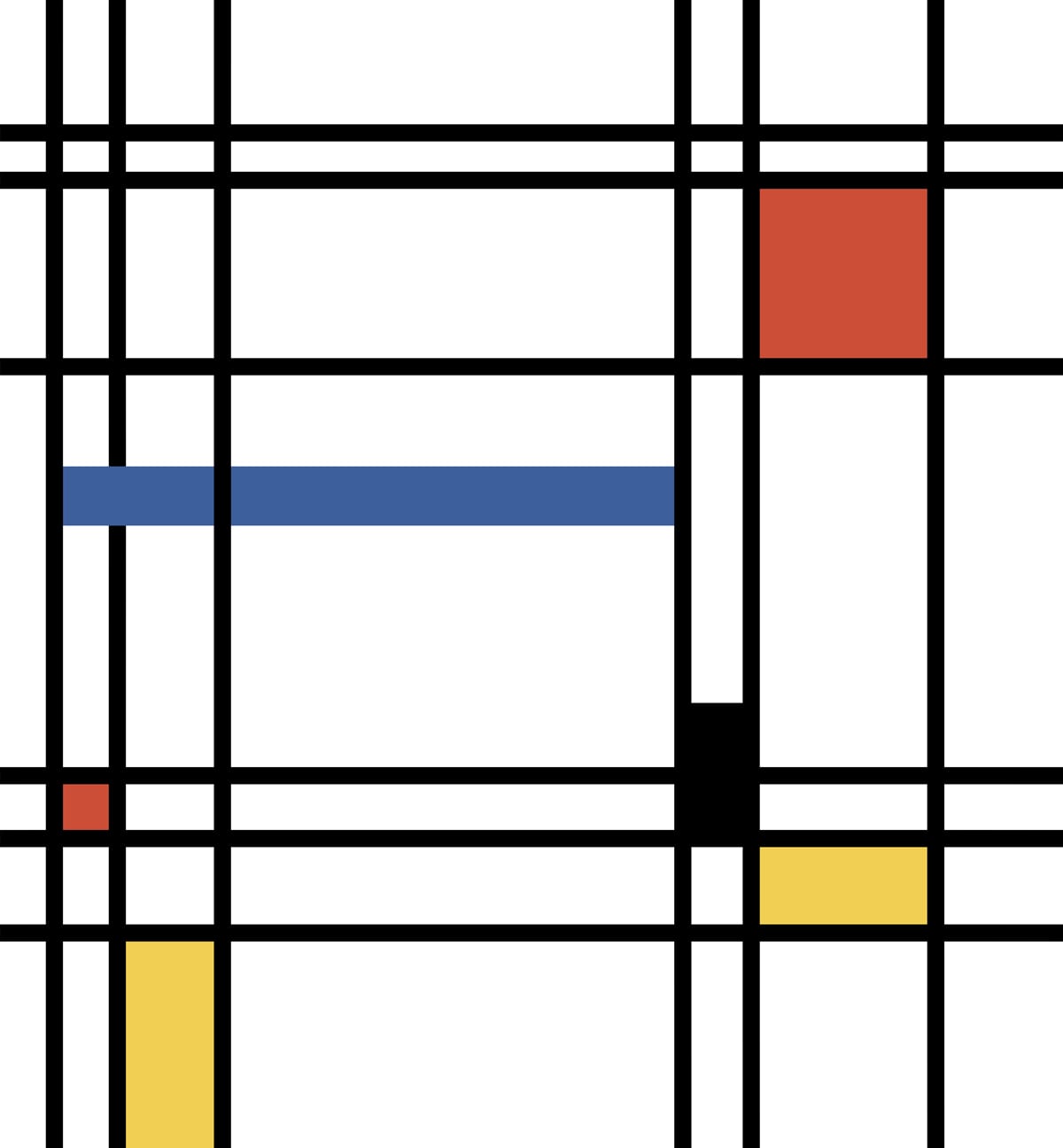 Seabrook Designs KTM1001M De Stijl Mural