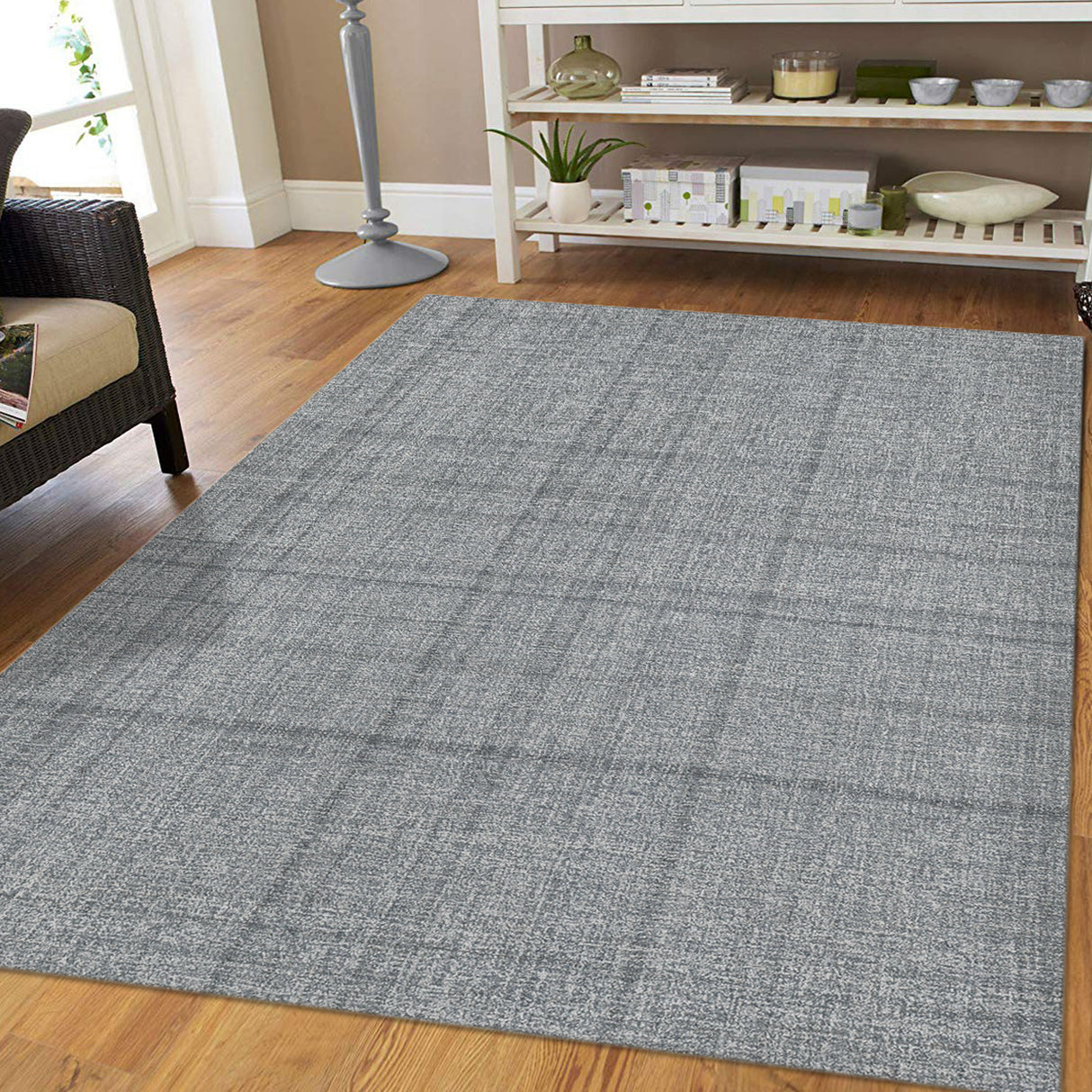 Amer Rugs LAU-3 Laurel Farmhouse Plaid Area Rug